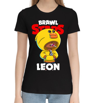 Женская Хлопковая футболка Brawl Stars, Sally Leon