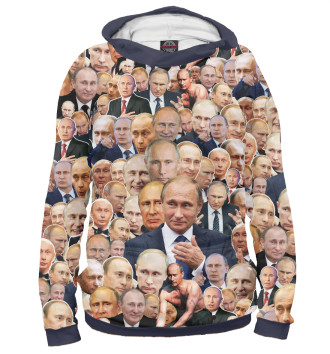 Худи для мальчиков Путин коллаж