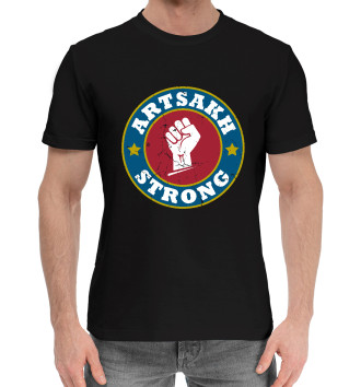 Мужская Хлопковая футболка Artsakh Strong