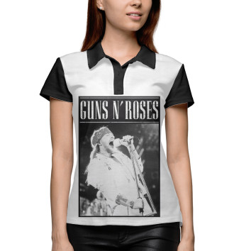 Женское Поло Guns N' Roses