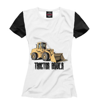 Футболка для девочек Tractor driver
