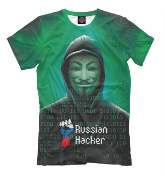 Мужская Футболка Russian Hacker