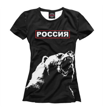 Футболка Русский медведь и герб