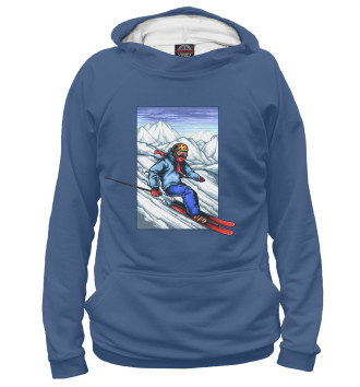 Худи для девочек Лыжный Спорт