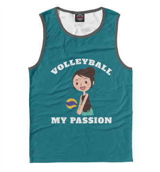 Майка для мальчиков Волейбол моя страсть