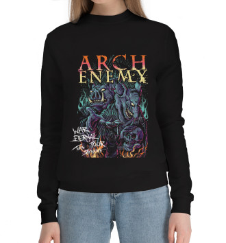 Женский Хлопковый свитшот Arch Enemy