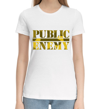 Хлопковая футболка Public Enemy