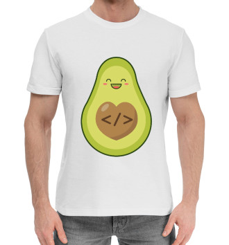 Мужская Хлопковая футболка Авокадо