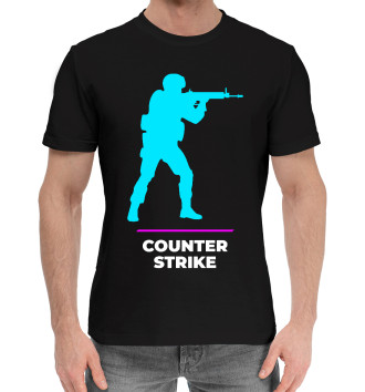 Хлопковая футболка Counter Strike Gaming top