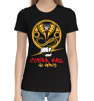 Женская Хлопковая футболка Cobra Kai