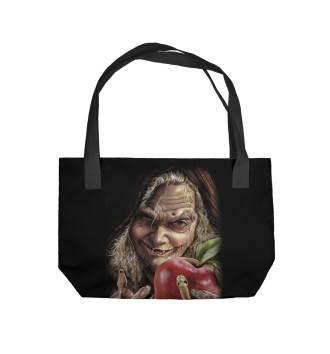 Пляжная сумка Ведьма с яблоком