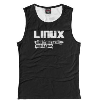 Женская Майка Linux
