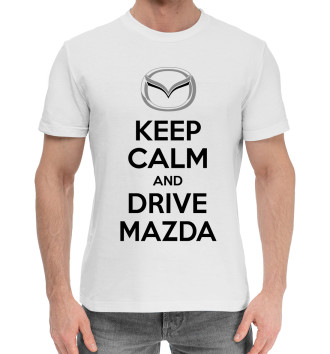 Хлопковая футболка Будь спок и води Mazda