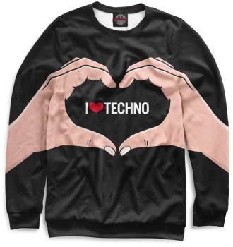 Свитшот для девочек Techno