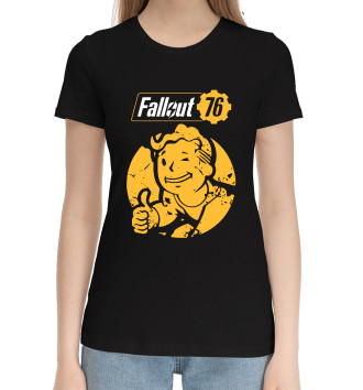Женская Хлопковая футболка Fallout
