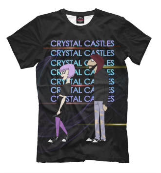 Мужская Футболка Crystal Castles