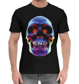Мужская Хлопковая футболка Vanguard skull