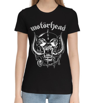 Женская Хлопковая футболка Motorhead