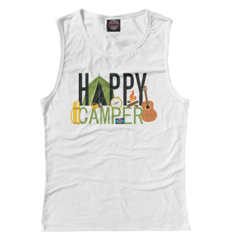 Женская Майка Happy camper