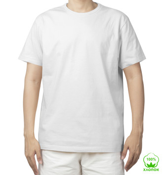 Хлопковая футболка white