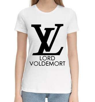 Женская Хлопковая футболка Lord Voldemort