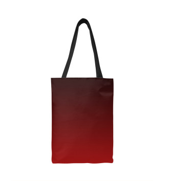 Сумка-шоппер Градиент Красный в Черный