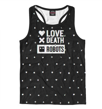 Мужская Борцовка Love, Death + Robots logo