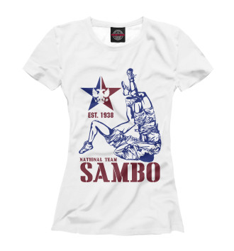 Футболка для девочек Самбо