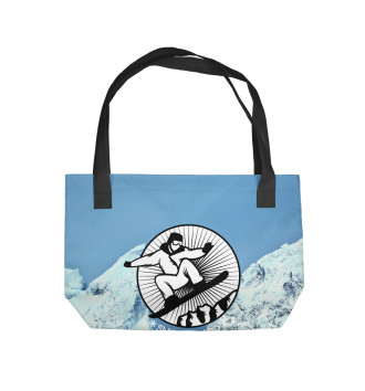 Пляжная сумка Сноубординг