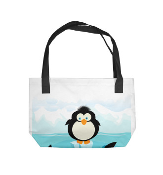 Пляжная сумка Пингвинчик