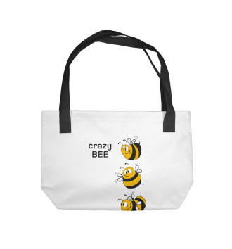 Пляжная сумка Сумасшедшая пчела