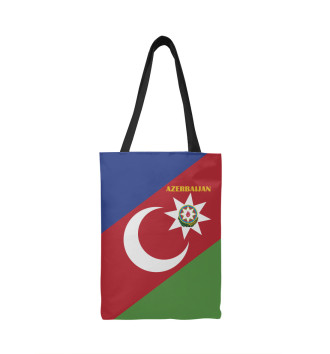 Сумка-шоппер Azerbaijan - герб и флаг
