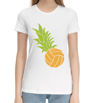 Хлопковая футболка Волейбольный ананас