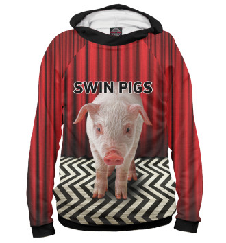 Худи для девочек Swin Pigs