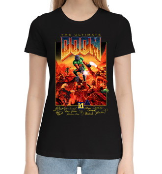 Хлопковая футболка Doom
