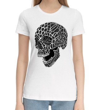 Женская Хлопковая футболка Vanguard skull