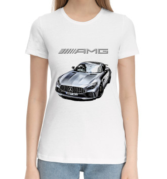 Хлопковая футболка Mercedes AMG