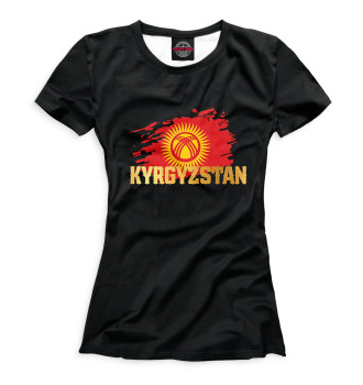 Футболка для девочек Kyrgyzstan