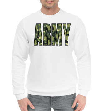 Мужской Хлопковый свитшот Армия, надпись ARMY