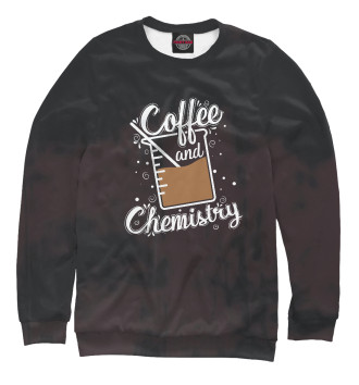 Свитшот для девочек Coffee and Chemistry