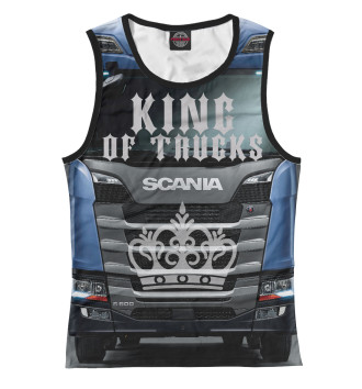 Майка для девочек SCANIA - король грузовиков