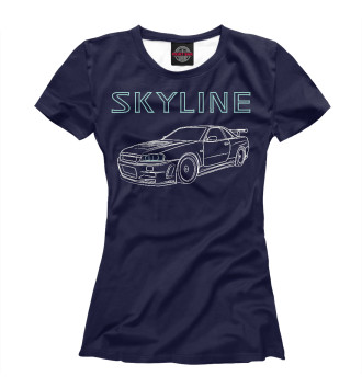 Футболка Nissan Skyline R34