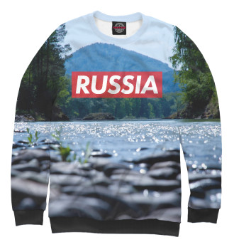 Свитшот Russia река