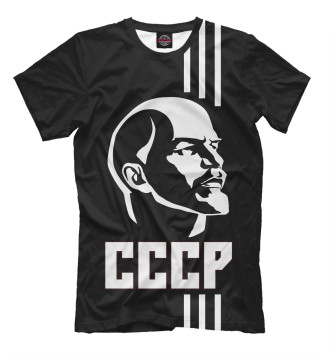 Мужская Футболка СССР Ленин