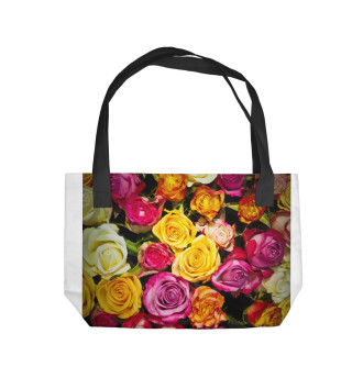 Пляжная сумка Букет роз