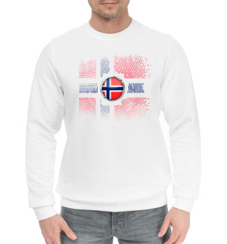 Хлопковый свитшот Флаг Норвегии