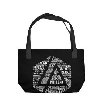 Пляжная сумка Песни Linkin Park