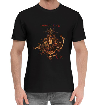 Мужская Хлопковая футболка Sepultura