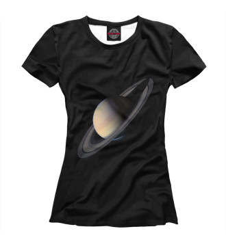 Женская Футболка Сатурн