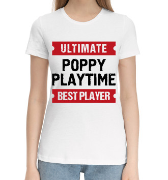 Женская Хлопковая футболка Poppy Playtime Ultimate